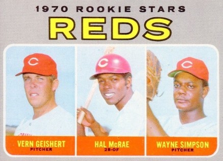 1970 Topps Reds Rookies #683 Baseball Card