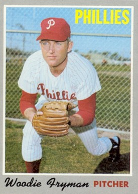 1970 Topps Woodie Fryman #677 Baseball Card