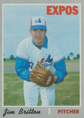 1970 Topps Jim Britton #646 Baseball Card