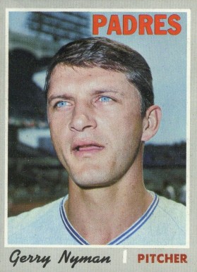 1970 Topps Gerry Nyman #644 Baseball Card