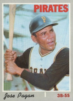 1970 Topps Jose Pagan #643 Baseball Card