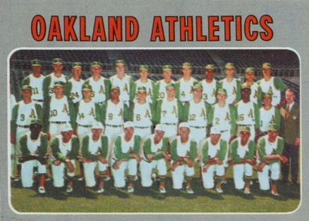 1970 Topps Oakland Athletics Team #631 Baseball Card