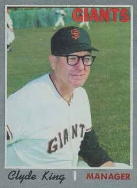 1970 Topps Clyde King #624 Baseball Card