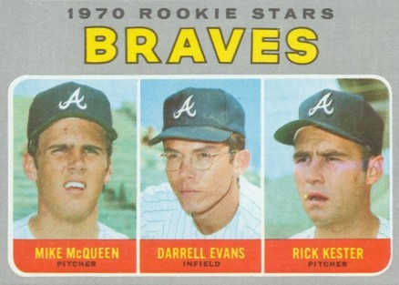 1970 Topps Braves Rookie #621 Baseball Card