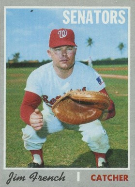 1970 Topps Jim French #617 Baseball Card
