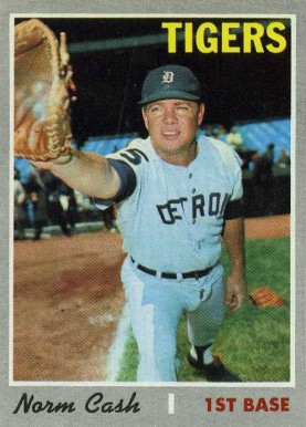 1970 Topps Norm Cash #611 Baseball Card