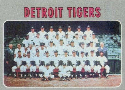1970 Topps Detroit Tigers Team #579 Baseball Card