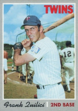 1970 Topps Frank Quilici #572 Baseball Card