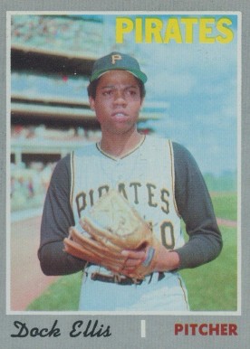 1970 Topps Dock Ellis #551 Baseball Card