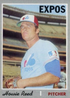 1970 Topps Howie Reed #548 Baseball Card