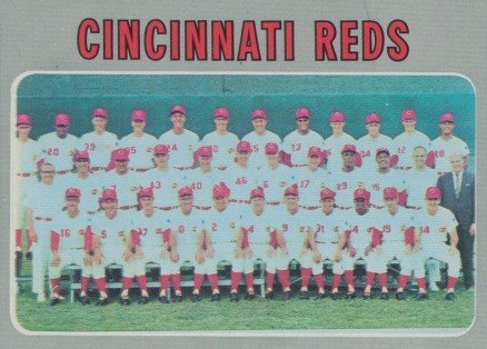 1970 Topps Cincinnati Reds Team #544 Baseball Card