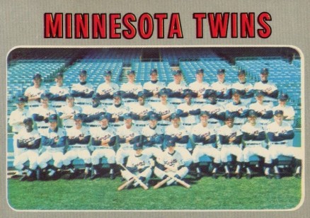 1970 Topps Minnesota Twins Team #534 Baseball Card