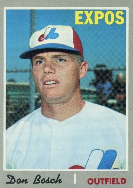 1970 Topps Don Bosch #527 Baseball Card