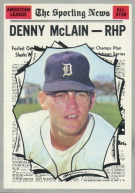 1970 Topps Denny McLain #467 Baseball Card