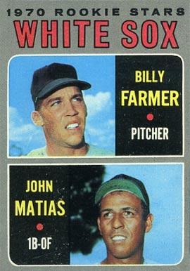 1970 Topps White Sox Rookies #444 Baseball Card