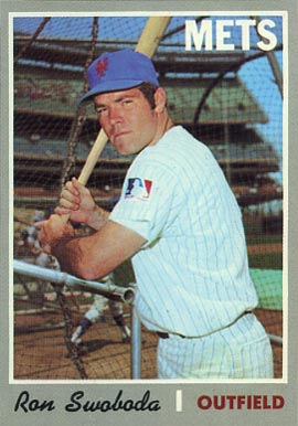 1970 Topps Ron Swoboda #431 Baseball Card