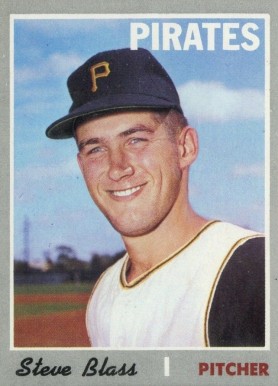 1970 Topps Steve Blass #396 Baseball Card