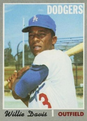 1970 Topps Willie Davis #390 Baseball Card