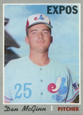 1970 Topps Dan McGinn #364 Baseball Card