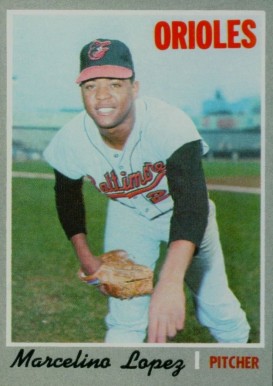 1970 Topps Marcelino Lopez #344 Baseball Card