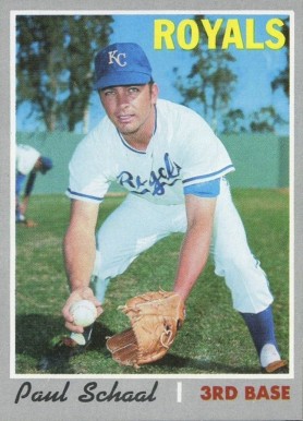 1970 Topps Paul Schaal #338 Baseball Card
