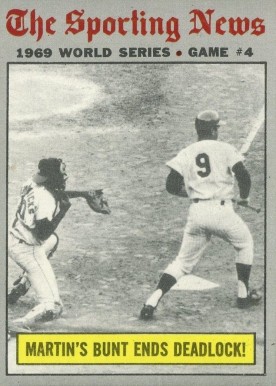 1970 Topps World Series Game 4 #308 Baseball Card