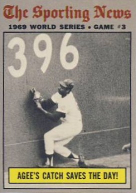 1970 Topps World Series Game 3 #307 Baseball Card