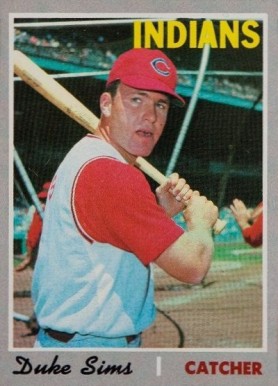 1970 Topps Duke Sims #275 Baseball Card