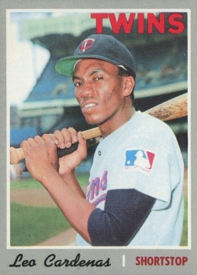 1970 Topps Leo Cardenas #245 Baseball Card