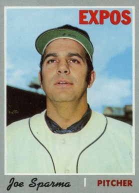 1970 Topps Joe Sparma #243 Baseball Card