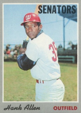 1970 Topps Hank Allen #14 Baseball Card