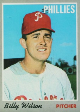 1970 Topps Billy Wilson #28 Baseball Card