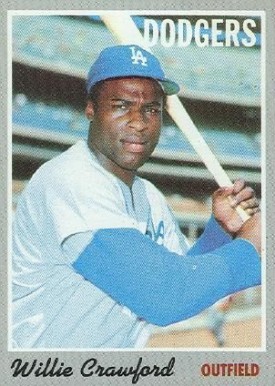 1970 Topps Willie Crawford #34 Baseball Card