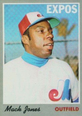 1970 Topps Mack Jones #38 Baseball Card