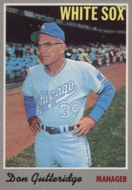 1970 Topps Don Gutteridge #123 Baseball Card
