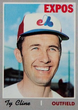 1970 Topps Ty Cline #164 Baseball Card