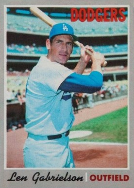 1970 Topps Len Gabrielson #204 Baseball Card