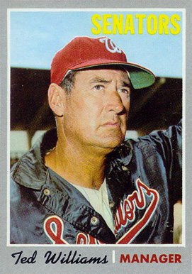 1970 Topps Ted Williams #211 Baseball Card