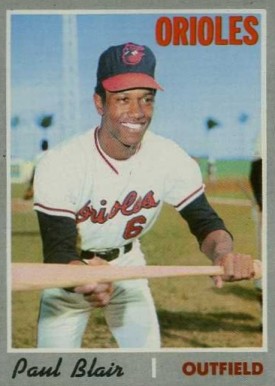 1970 Topps Paul Blair #285 Baseball Card