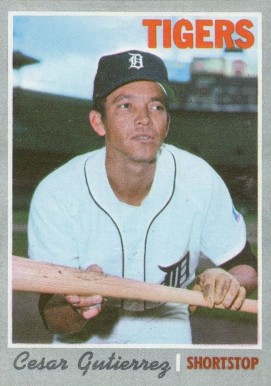 1970 Topps Cesar Gutierrez #269 Baseball Card