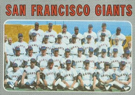 1970 Topps San Francisco Giants Team #696 Baseball Card