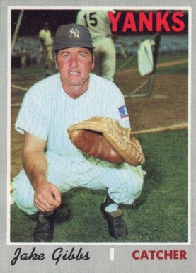 1970 Topps Jake Gibbs #594 Baseball Card