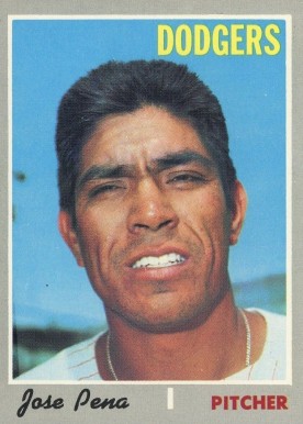 1970 Topps Jose Pena #523 Baseball Card