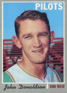 1970 Topps John Donaldson #418 Baseball Card