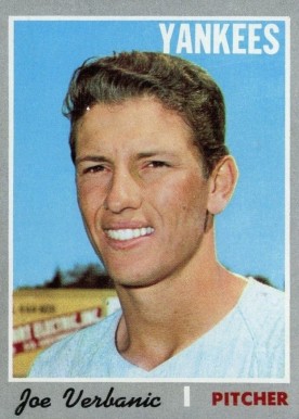 1970 Topps Joe Verbanic #416 Baseball Card