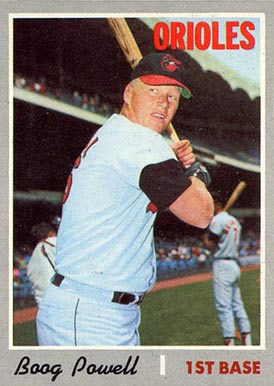 1970 Topps Boog Powell #410 Baseball Card