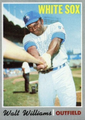 1970 Topps Walt Williams #395 Baseball Card