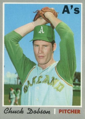 1970 Topps Chuck Dobson #331 Baseball Card