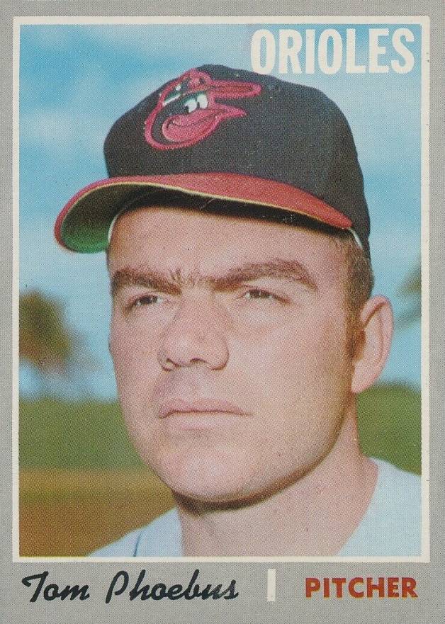 1970 Topps Tom Phoebus #717 Baseball Card