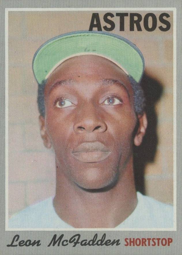 1970 Topps Leon McFadden #672 Baseball Card